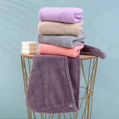 Home Hotel Spa Microfiber Shower Cap for Dry Hair Towel Promotion