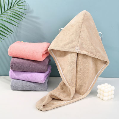 Home Hotel Spa Microfiber Shower Cap for Dry Hair Towel Promotion