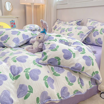 Color Fastness Grade 4 Designer Bedding Sets for King Size Bedsheets and Comforter Sets