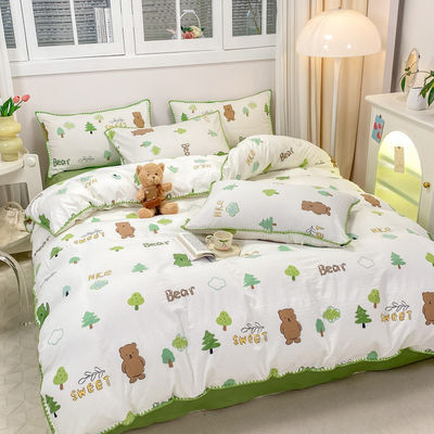 Color Fastness Grade 4 Designer Bedding Sets for King Size Bedsheets and Comforter Sets