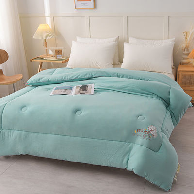 Sustainable Polyester Quilt Cotton Linen Blend Dual- for Spring and Autumn Winter Hotel