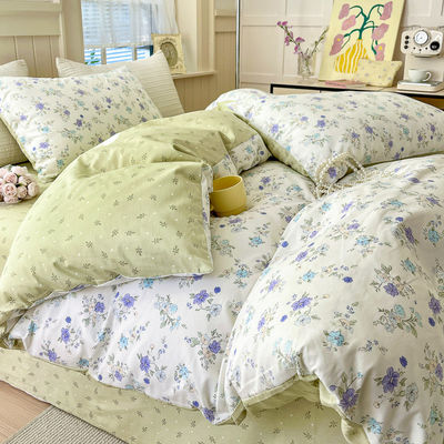 All-Season Comforter Set A-Class Aerobic Double Layer Yarn Four-Piece Set from France