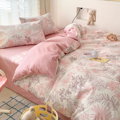 All-Season Comforter Set A-Class Aerobic Double Layer Yarn Four-Piece Set from France