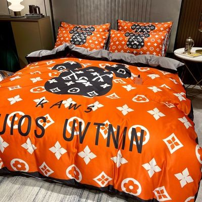 King Size Bedding Set 100% Polyester 3D Printed Bed Cover Luxury Bed Sheets Modern Style