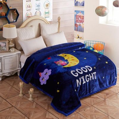 Stay Warm and Comfortable with our Double Thick Chunky Soft Fleece Plush Bed Blanket