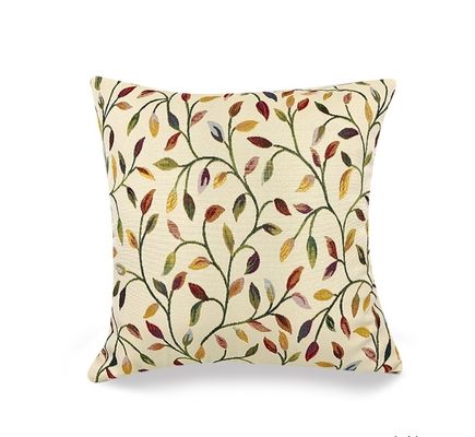 Nondisposable Jacquard Willow Leaf Pillow 450/350g 3D Sanding Pillow Core Included