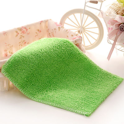 Rectangle Microfiber Kitchen Cleaning Towel with Small Stripe Fabric and Customer Logo
