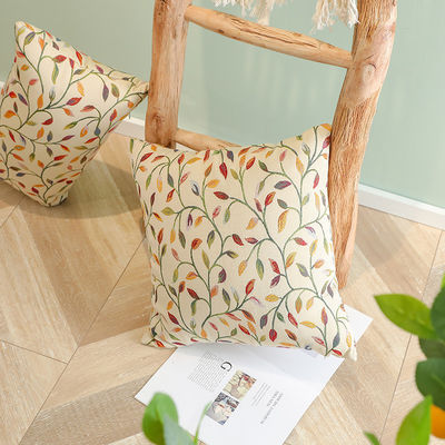 Nondisposable Jacquard Willow Leaf Pillow 450/350g 3D Sanding Pillow Core Included
