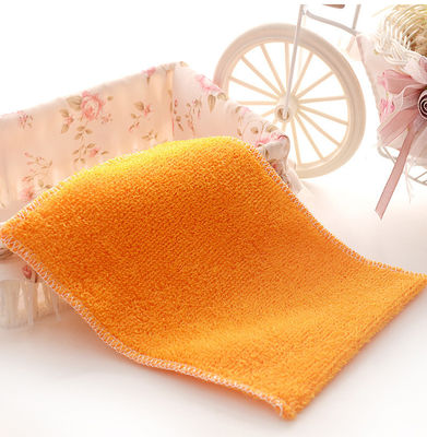 Rectangle Microfiber Kitchen Cleaning Towel with Small Stripe Fabric and Customer Logo