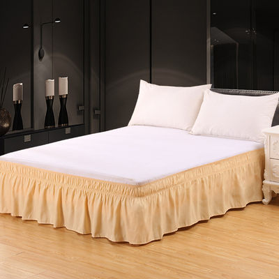 Experience Ultimate Comfort with This All-Season Home Textile Solid Color Bed Skirt