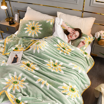 300g Solid Color Polyester Polar Fleece Throw Blanket for Home Custom Promotion