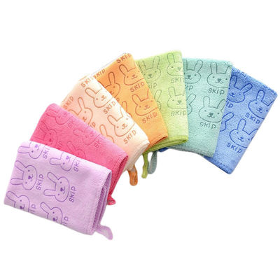 Soft Skin Friendly Microfiber Cartoon Printed Hand Towel for Children's Kindergarten
