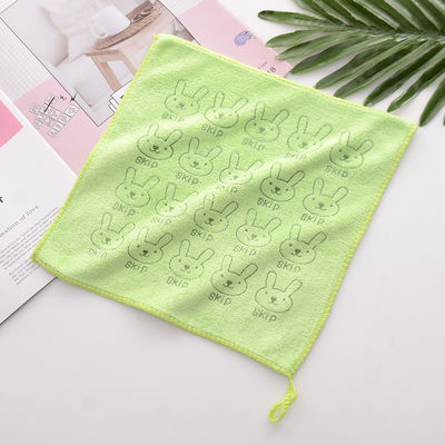 Soft Skin Friendly Microfiber Cartoon Printed Hand Towel for Children's Kindergarten