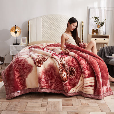 Many Kinds Thick Double Layer Super Soft Coral Plush Wedding Cover Blanket 180*220CM