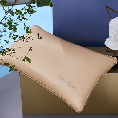 300tc Golden Mulberry Silk Three-dimensional Composite Pillow Customized Thread Count