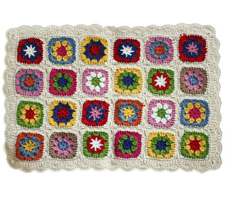 Create a Cozy Atmosphere with this Multifunctional Hand-woven Crochet Woolen Blanket