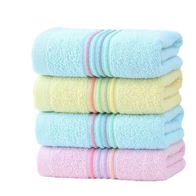 100% Cotton Fabric Face Towel for Home Bathroom Thickened and Absorbent Household Item