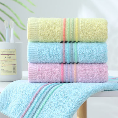 100% Cotton Fabric Face Towel for Home Bathroom Thickened and Absorbent Household Item