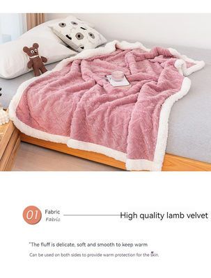 Milk Velvet Soft Touch Blanket Throw No Customization Needed Perfect for All Seasons