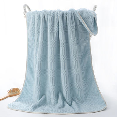 Comfortable and Quick-dry Household Bathroom Shower Towel in Super Soft Coral Velvet