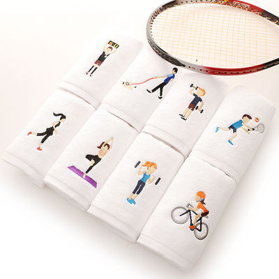 Stamp Logo Printing Cotton Gym Towels for Quick Sweat Absorption during Workouts