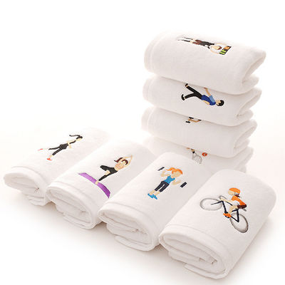 Stamp Logo Printing Cotton Gym Towels for Quick Sweat Absorption during Workouts