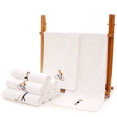 Stamp Logo Printing Cotton Gym Towels for Quick Sweat Absorption during Workouts
