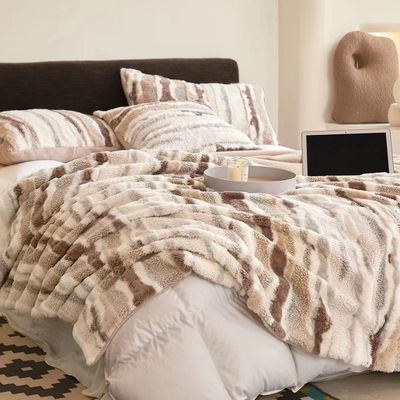 Modern Style Customized Fleece Printed 3D Photo Digital Printing Blanket for Home