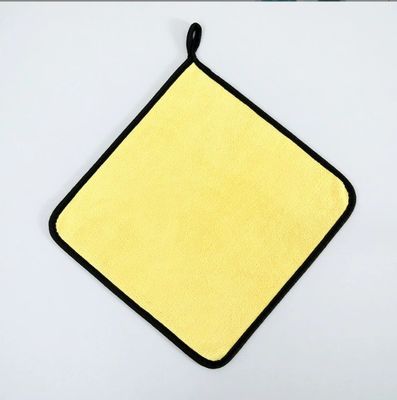 Printed Pattern Solid Color Microfiber Towel for Super Absorbent Make Up Removal
