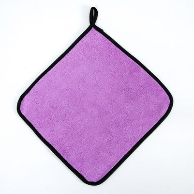 Printed Pattern Solid Color Microfiber Towel for Super Absorbent Make Up Removal