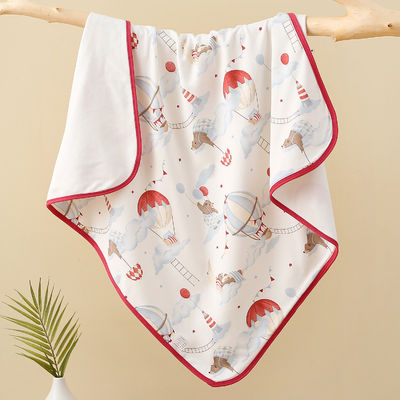 Class A Cotton Born Bag Thin Cartoon Hold Baby Swaddle Blanket Cover Blanket Square
