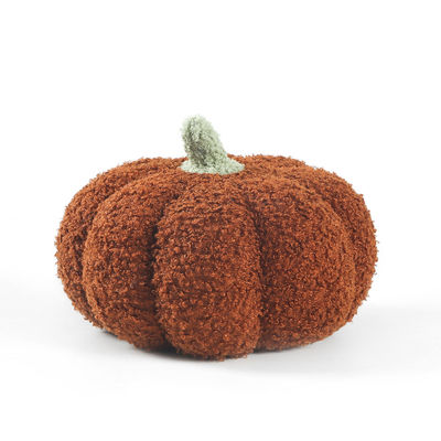 20cm Solid Color Pumpkin Shaped Decorative Pillows Cushion with Microfiber Filling