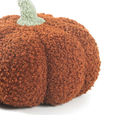 20cm Solid Color Pumpkin Shaped Decorative Pillows Cushion with Microfiber Filling
