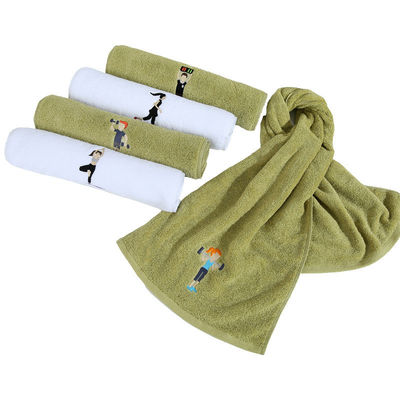 Embroidered 180gsm Custom Logo Quick-drying Sports Towel for Extended Outdoor Fitness