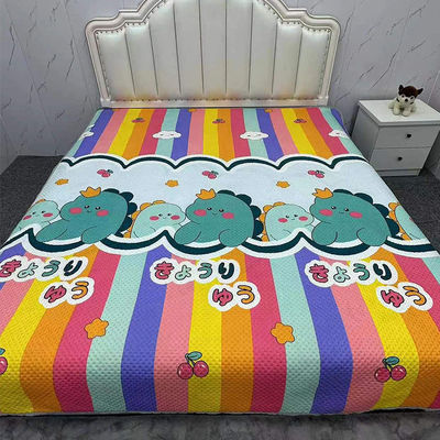 Non-Slip All-Season Universal Bed Cover for Rural Large Kang Bed in Bathroom Sample