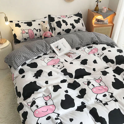 Modern Style Queen or King Size Bedding Set with Polyester Duvet Cover and Pillowcase