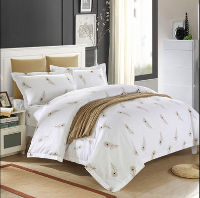 300tc Chinese Ethnic Style Printed Four-Piece Cotton Bedding Set for Popular Hotel