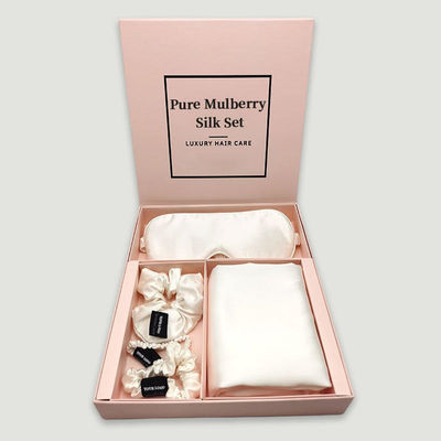 Sleeping Eyeshade Set for Women 100% Mulberry Silk Eye Mask Pillowcase and Scrunchie