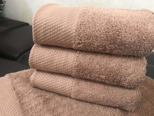 Soft Absorbent Coffee Thickened Household Baby Cotton Large Towel 70*140cm Rectangle Gray Hotel Bath Towel