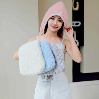Home Custom Logo Microfiber Hair Dryer Towel for Quick Drying and Hair Care After Shower