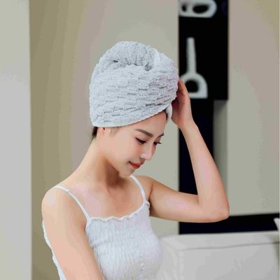 Home Custom Logo Microfiber Hair Dryer Towel for Quick Drying and Hair Care After Shower