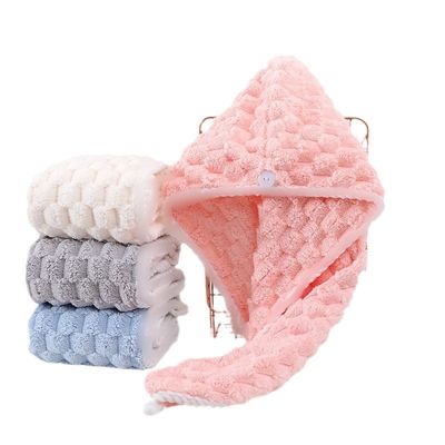 Home Custom Logo Microfiber Hair Dryer Towel for Quick Drying and Hair Care After Shower