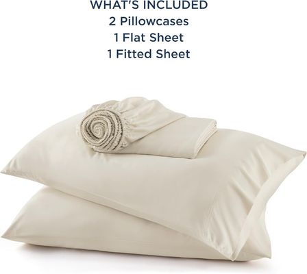 Soft and Breathable King Size Bamboo Bed Sheet Set 4 Piece Set for a Comfortable Sleep