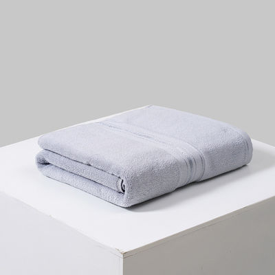 Hotel Luxury 100% Cotton White Bath Hand Face Towel Set with Custom Embroidery Logo