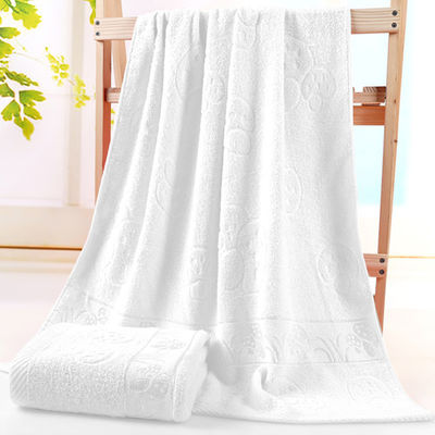 Round Woven Bath Towel Made of 100% Cotton with Thickened Softness