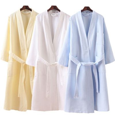 Hotel Pure Cotton Absorbent Spring and Autumn Pajamas for Men Soft Comfortable Advantage