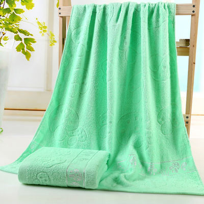Round Woven Bath Towel Made of 100% Cotton with Thickened Softness