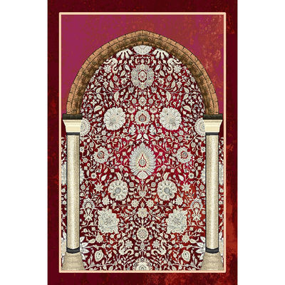 Modern Style Anti Slip Backing Islamic Gift Prayer Carpets Machine Made