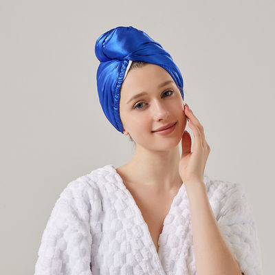 Christmas Occasion Coral Velvet Shower Cap for Women Super Absorbent and Thickened