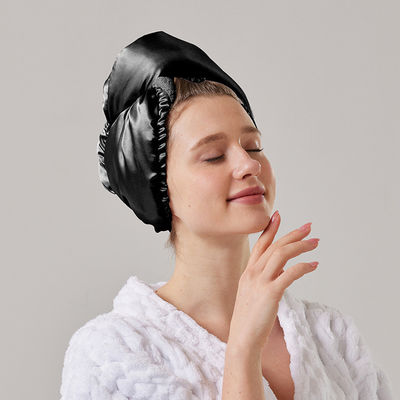 Christmas Occasion Coral Velvet Shower Cap for Women Super Absorbent and Thickened